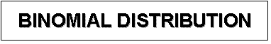 Binomial Distribution