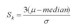 Coefficient of Skewness