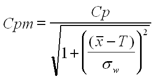 Cpm - capability indice