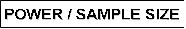 Module on Power and Sample Size