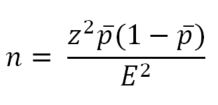 Calculating Sample Size for Proportion with Unknown Population